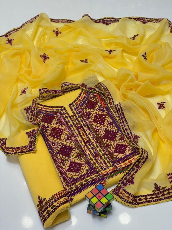 Balochi Dress 
Stuff Lawn Cotton Air Jet - Image 29