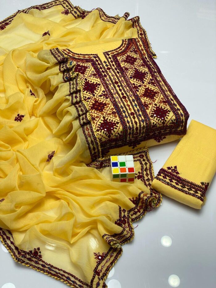 Balochi Dress 
Stuff Lawn Cotton Air Jet - Image 23