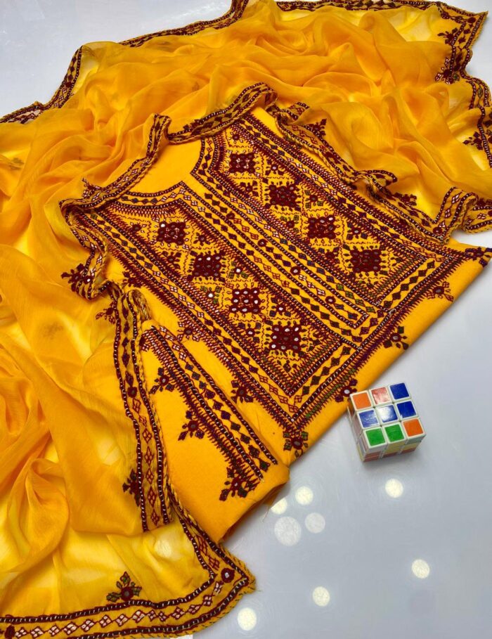 Balochi Dress 
Stuff Lawn Cotton Air Jet - Image 26