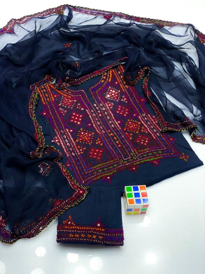 Balochi Dress 
Stuff Lawn Cotton Air Jet - Image 15
