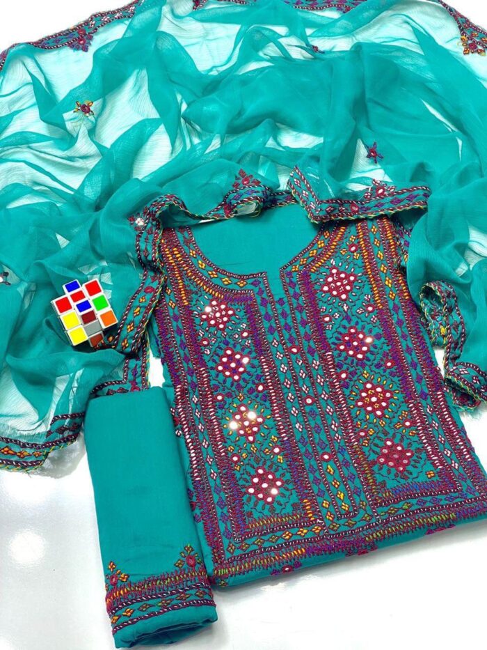 Balochi Dress 
Stuff Lawn Cotton Air Jet - Image 32