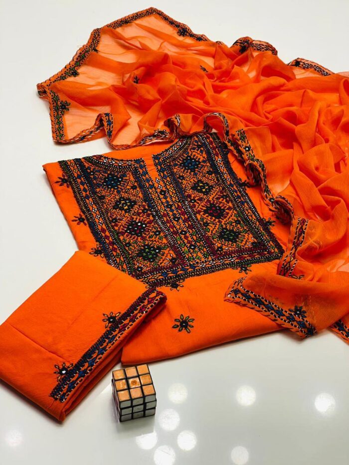 Balochi Dress 
Stuff Lawn Cotton Air Jet - Image 20