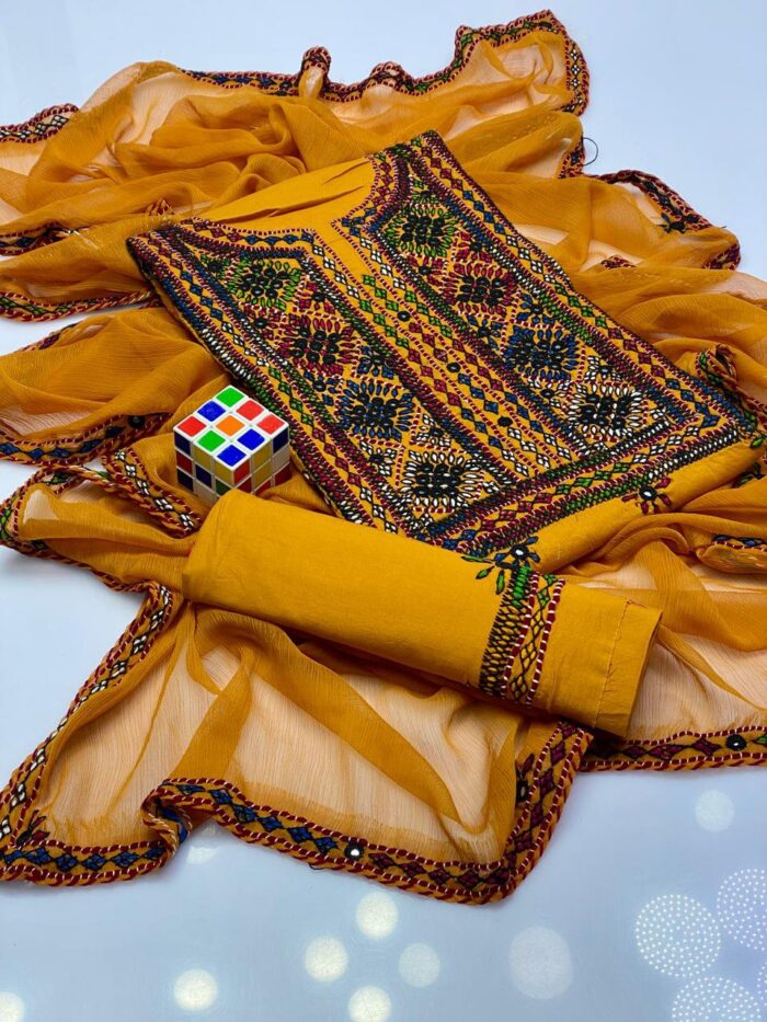Balochi Dress 
Stuff Lawn Cotton Air Jet - Image 17