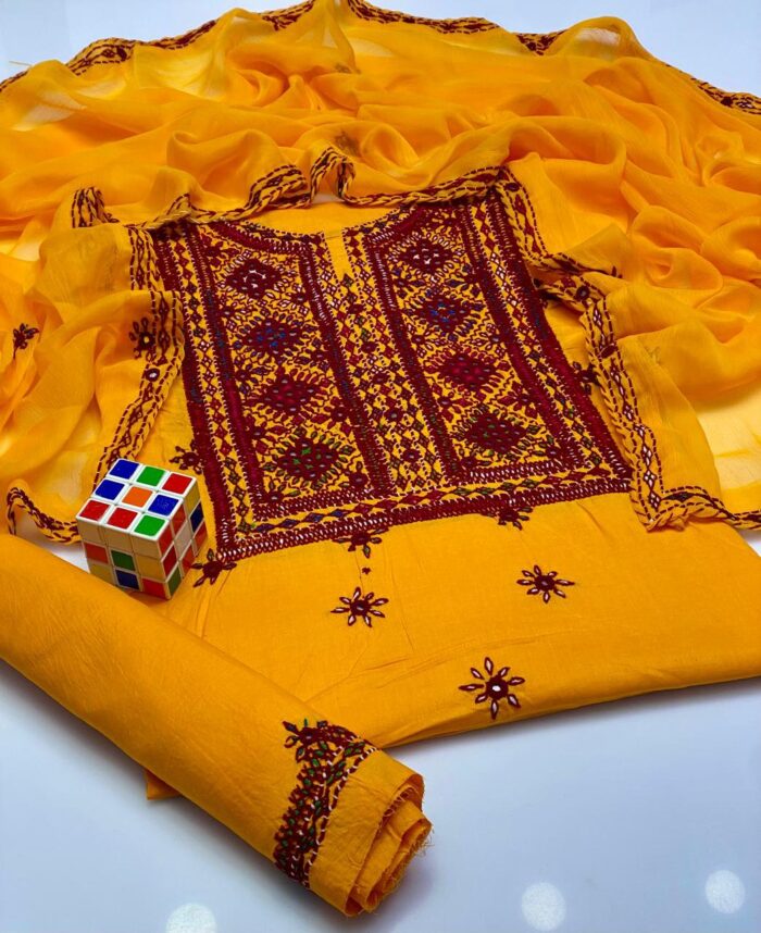 Balochi Dress 
Stuff Lawn Cotton Air Jet - Image 34