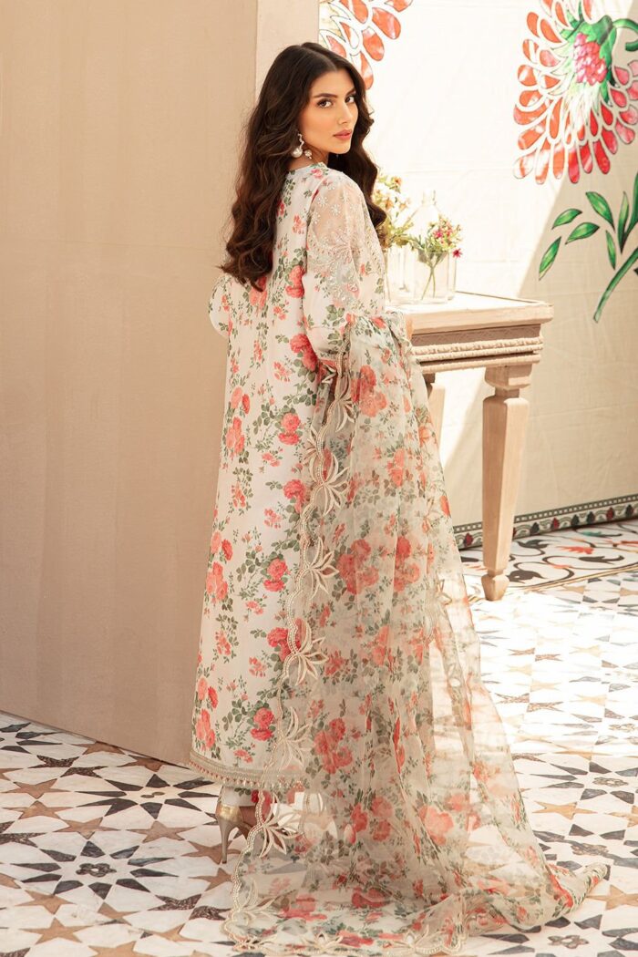 3 PEC FLORAL DESIGN BRAND: VANIYA
EMBROIDERED SWISS LAWN - Image 3