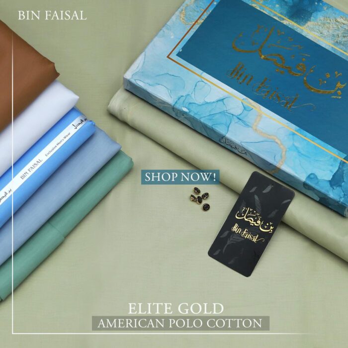 Bin Faisal’s Elite Gold American Polo Cotton - Image 2